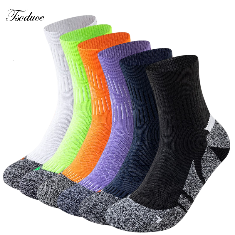 Athletic Sock Cushion - プロフェッショナルマラソンランニングソックステリークッション性滑り止めハイキングアスレチック吸湿性通気性トレイルトレーニングソックス