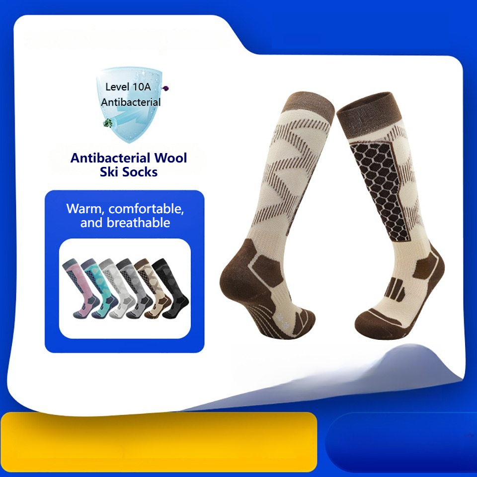 Loogdeel 1ペア 秋用プロ仕様抗菌保温スキーソックス - Wool Hiking Sock のレビューと価格