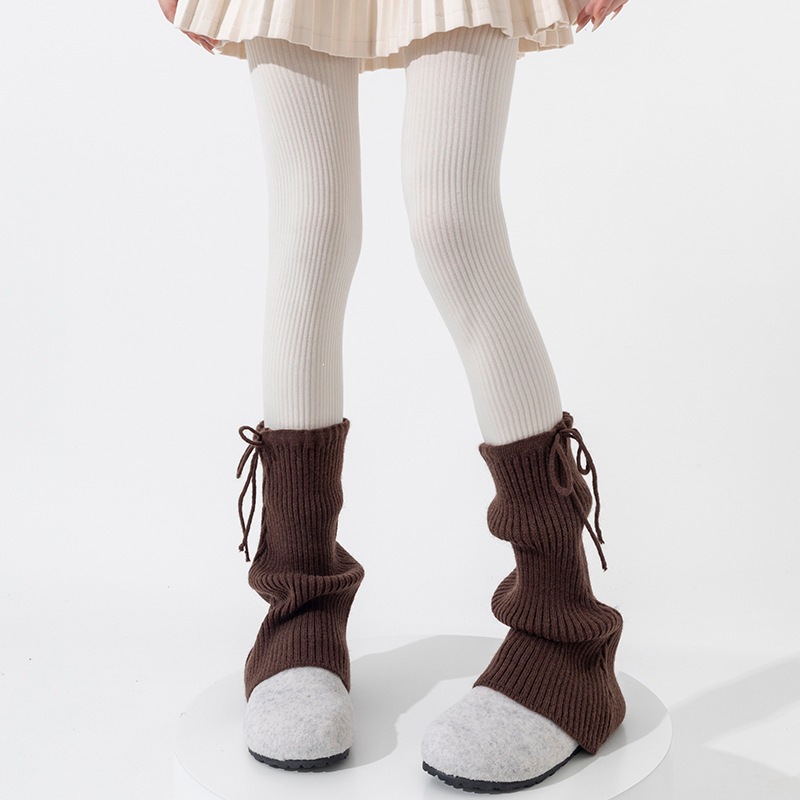 女性用バレエコアレッグウォーマー、サイドリボン付き、ニットブ - Boot Sock Slouchy のレビューと価格