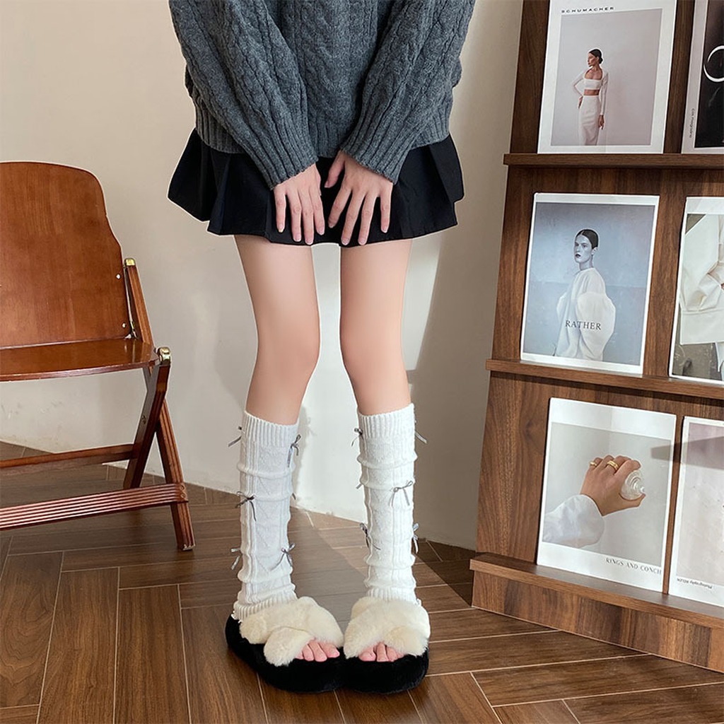 ミッドカーフ丈レッグウォーマー、スウィートスラウチレッグウォ - Boot Sock Slouchy のレビューと価格