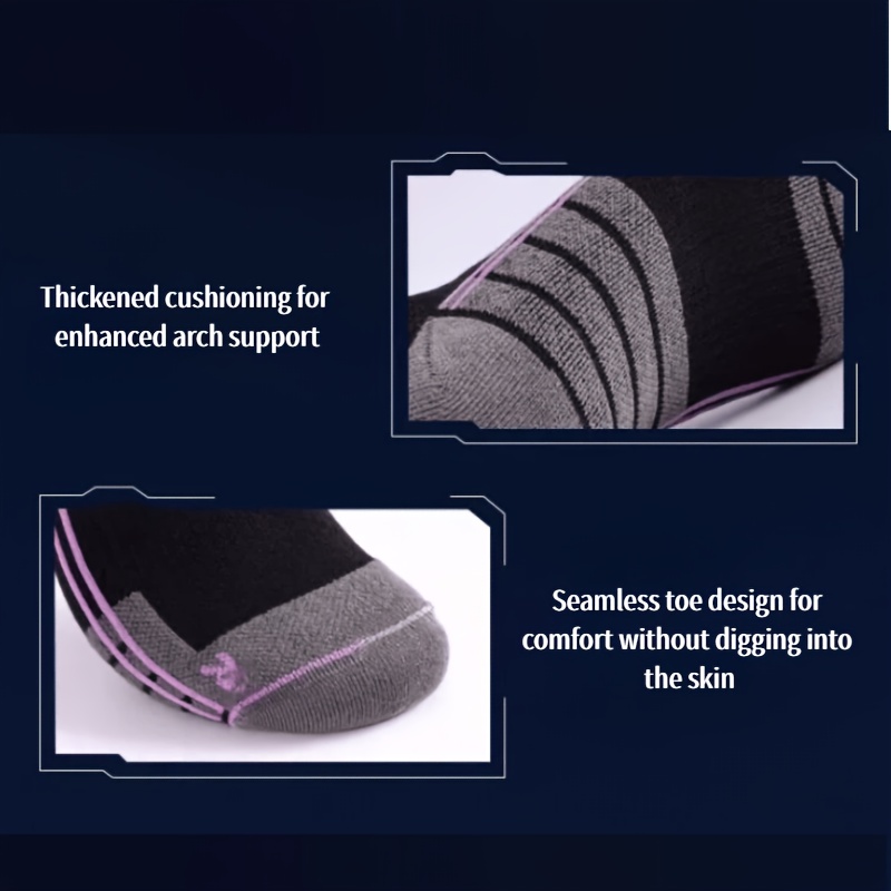 ユニセックス厚手スキーソックス 速乾性 保温性 プロ仕様 ス - Thermal Sock Winter のレビューと価格