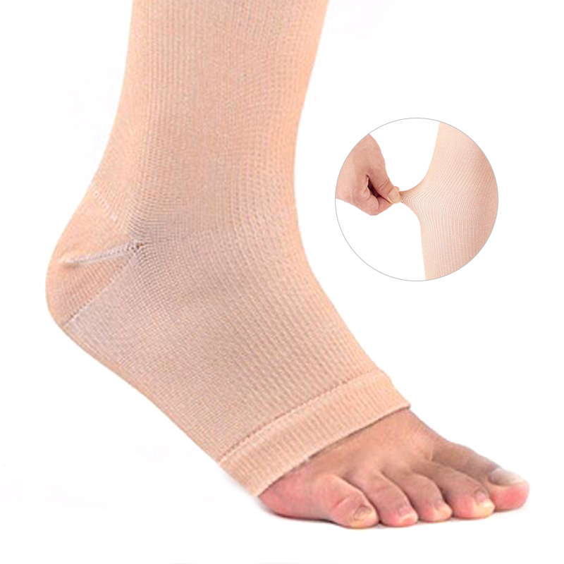 1 ペアオープントゥニーハイ医療用圧縮ストッキング静脈瘤スト - Compression Sock Medical のレビューと価格