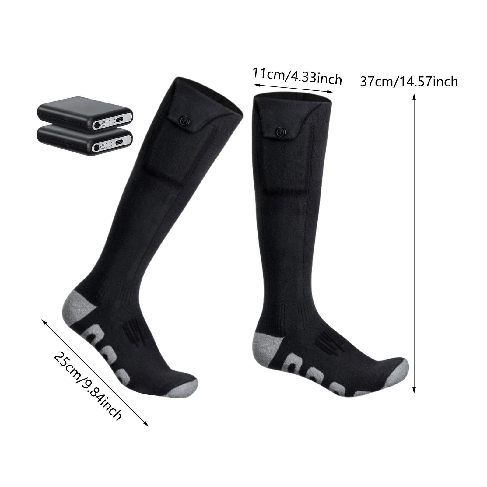 加熱ソックス ロング加熱ソックス 快適な冬用暖かいソックス  - Thermal Sock Winter のレビューと価格
