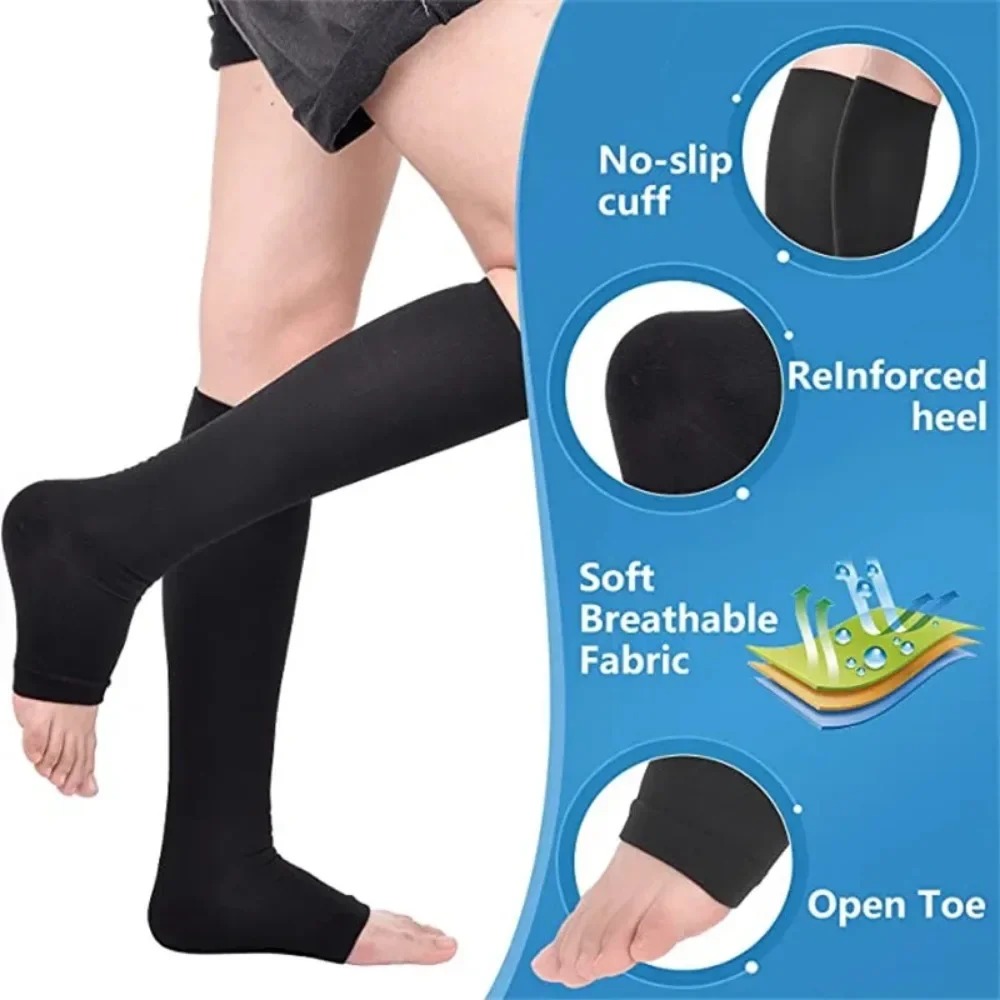 つま先なしのコンプレッションソックス。医療用サポート。S～X - Compression Sock Medical のレビューと価格