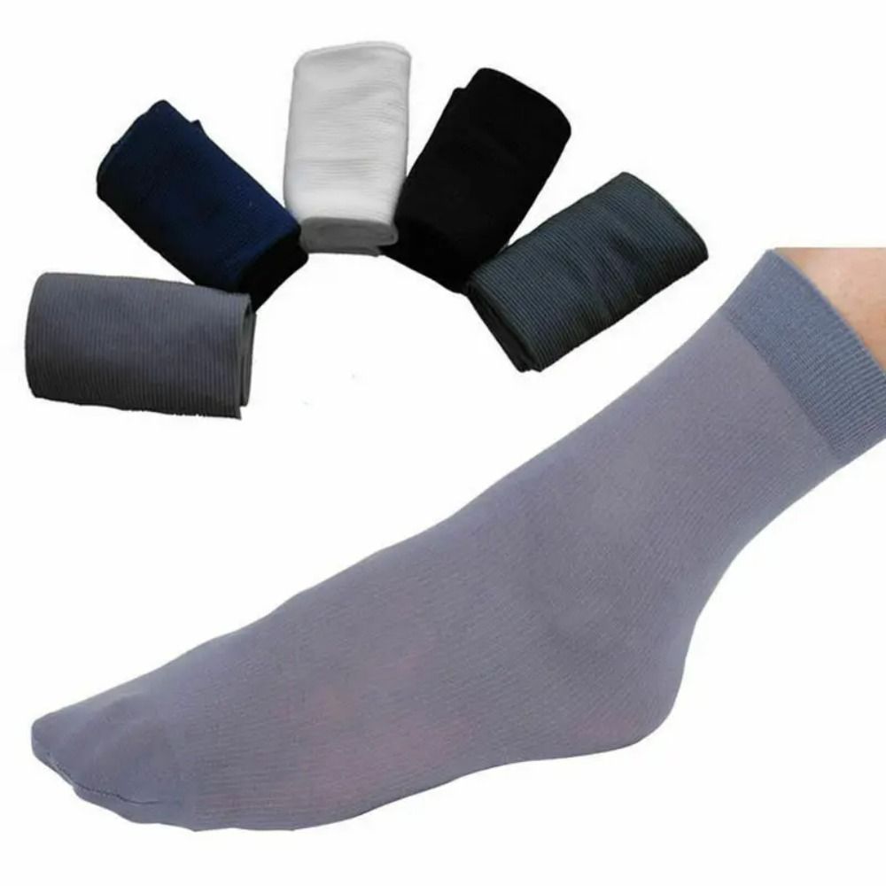 10足組 カジュアル 通気性 メンズ アイスシルクソックス  - Silk Sock Bamboo のレビューと価格