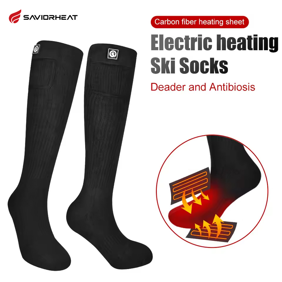 救世主-大人用の加熱ソックス、防水、充電式バッテリー、暖かい - Thermal Sock Winter のレビューと価格